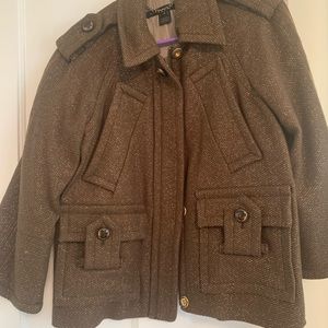 Marc by Marc Jacobs Brown/Gold Jacket Sz M
